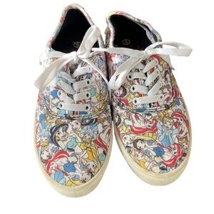 Disney Princess Lace Up Canvas Sneakers. Size 6